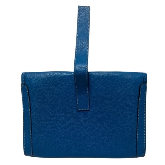 Laurent Effel Small Leather
Clutch blue purse handbag - Picture 4 of 8